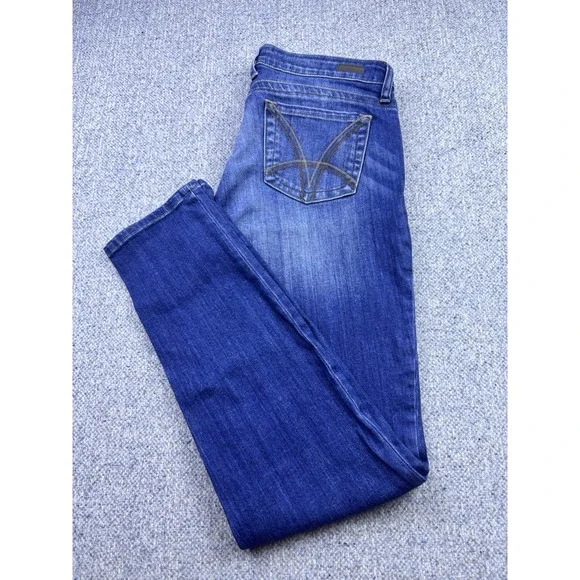 KUT From The Kloth Diana Skinny Jeans Women's Size 8 Blue Dark Wash Denim Pants - Picture 8 of 8